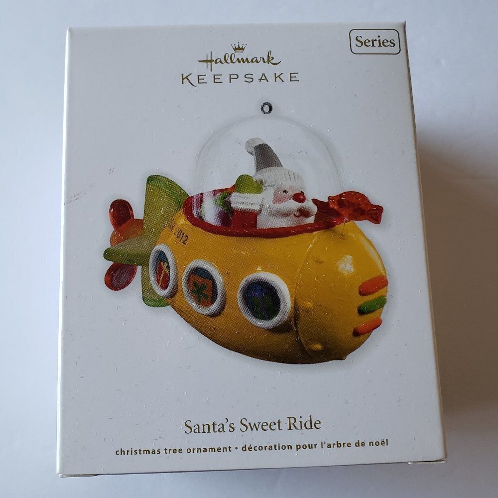 2012 Hallmark Keepsake Ornament 6th in the Santa's Sweet Ride Series
